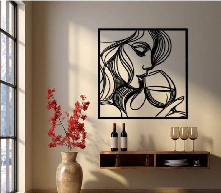 تابلو فلزی دیواری مدرن خاص کد T/102